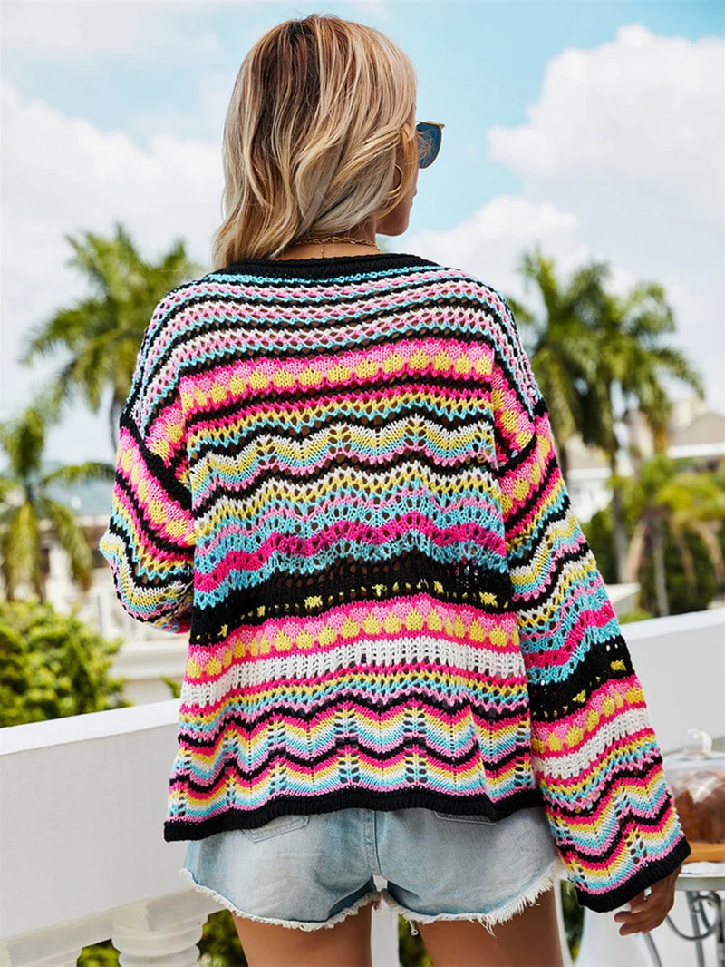 Langer Wochenendpullover