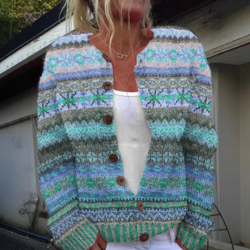 Lottie | Blauer Cardigan