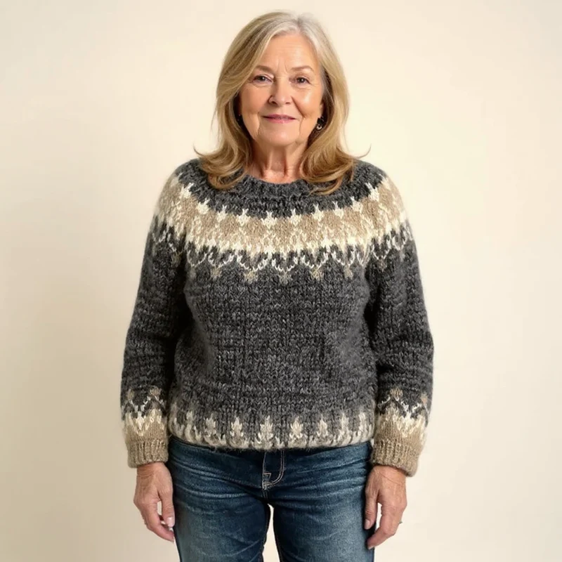 Lilyana | Vintage Islandpullover