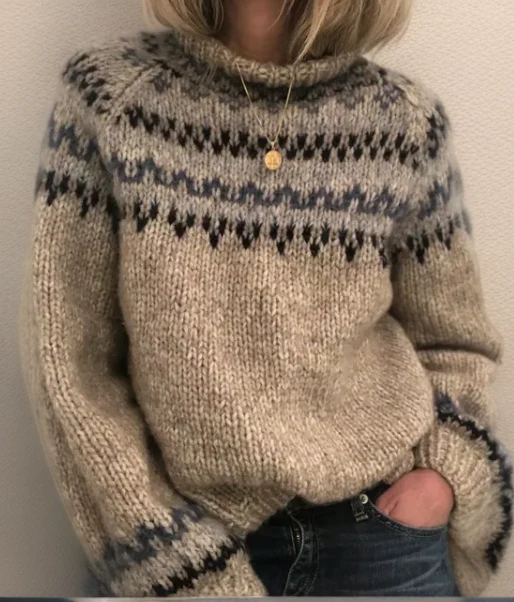Nina | Vintage Islandpullover