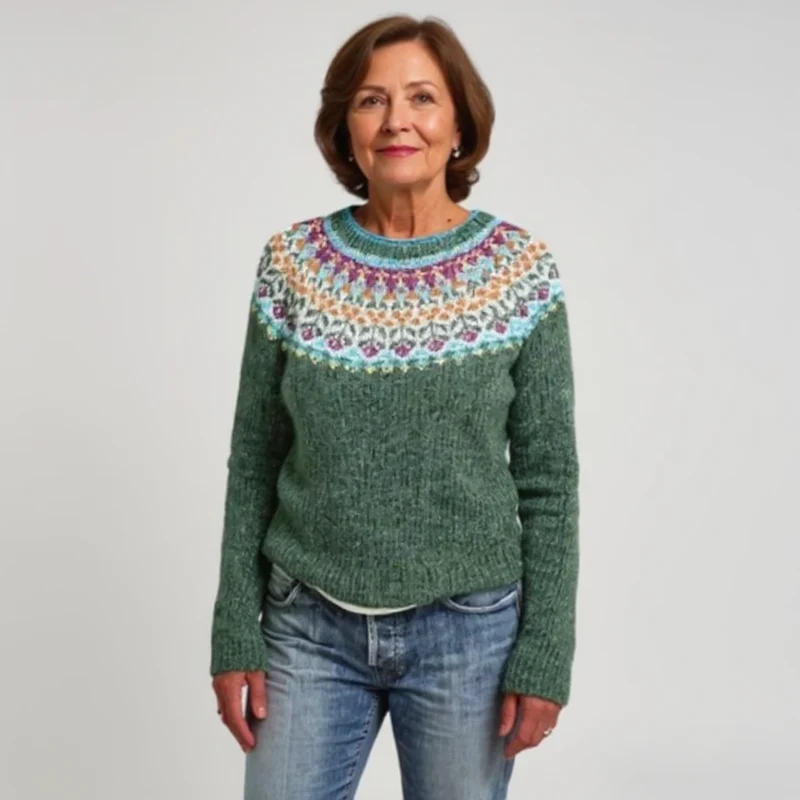 Rose | Vintage Islandpullover