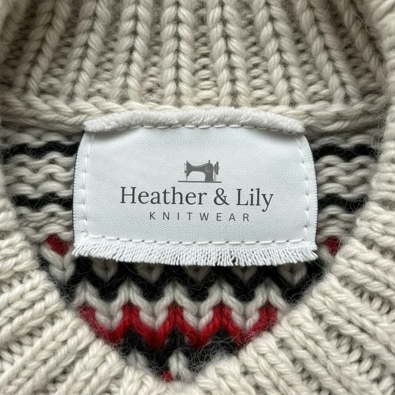 Elena | Vintage Isländische Strickjacke