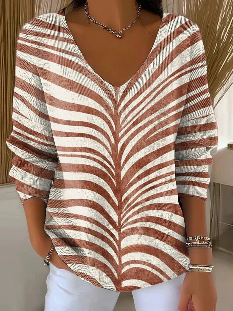 Caroline® | Stilvoller Strickpullover mit V-Ausschnitt 13