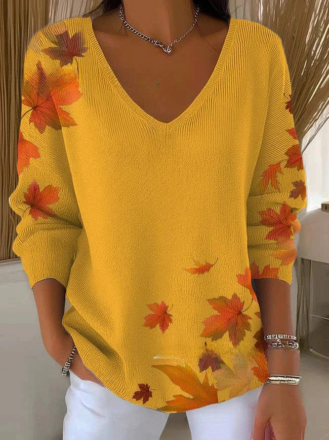 Elisabeth® | Stilvoller Strickpullover mit V-Ausschnitt 21