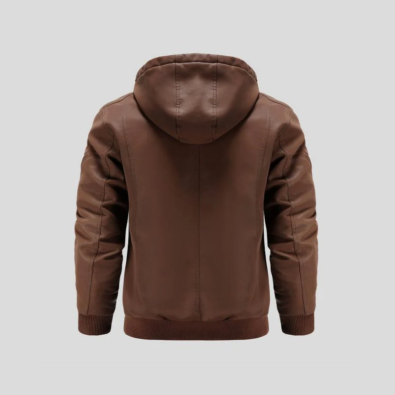 Gottlieb® | Kapuzenlederjacke