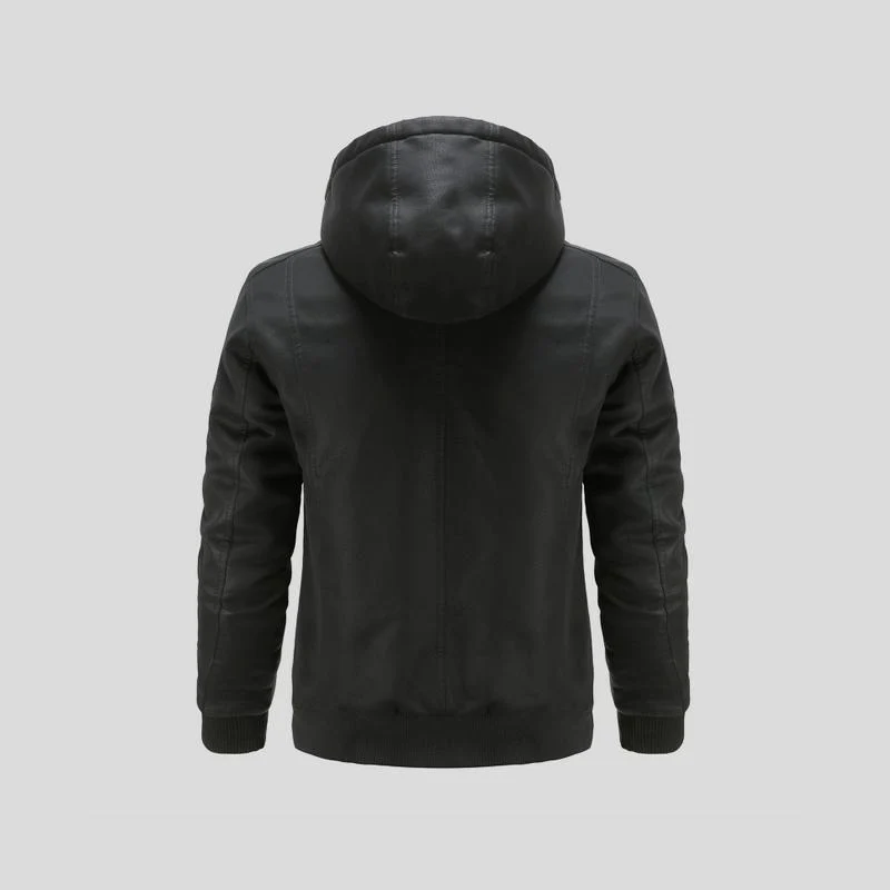 Gottlieb® | Kapuzenlederjacke