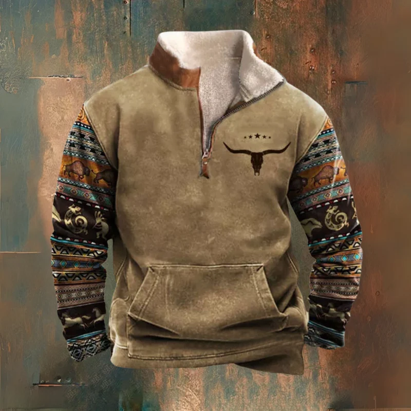 Oswin® | Jacke Mit Halbem Reißverschluss