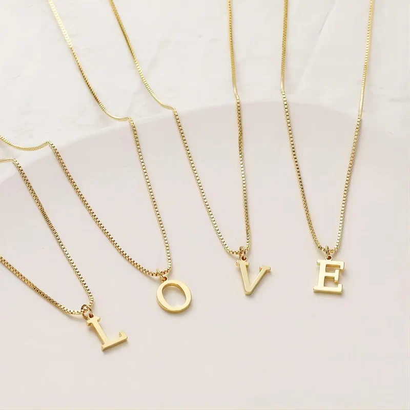 Euphemia® | mit Liebesbrief-Initialen Gold