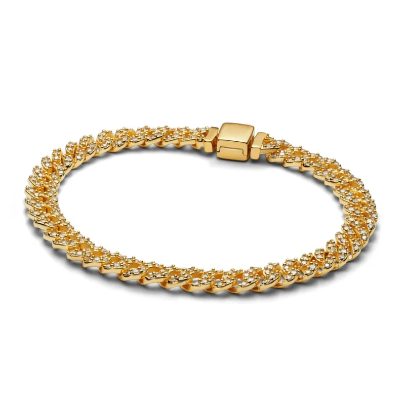 Hannelora® | Kubanisches Armband | Gold