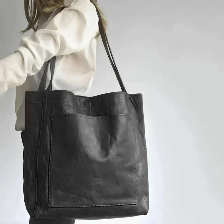 Elsbetha® | Klassische Leder Schultertasche