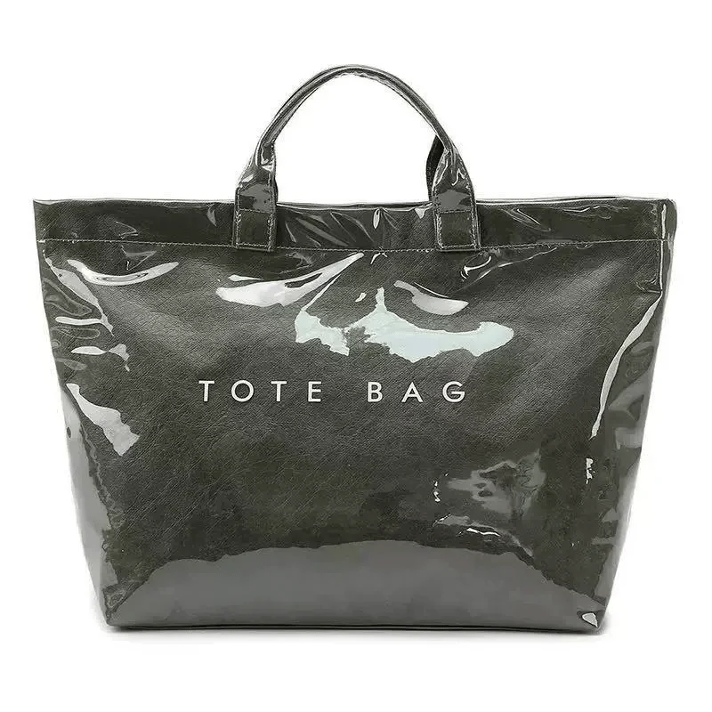 Edelinde® | Tote Tasche mit Zeitungsdruck