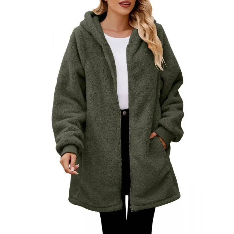Janina® | Kapuzen-Fleecejacke