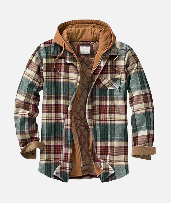 Ludwig® | Karierte Patchworkjacke