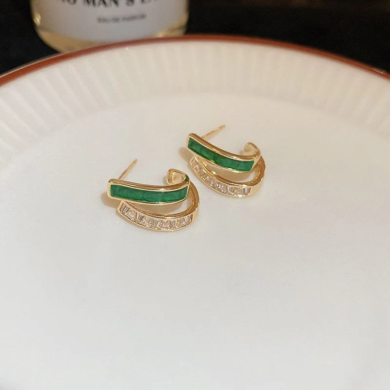Annalena® | Ohrringe Chloé Blattwerk Gold