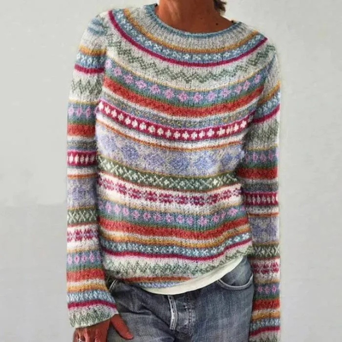 Jasmina® | Stilvoller Retro-Pullover