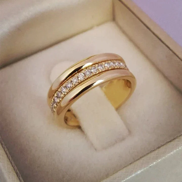 Anja® | Vintage Zirkonia Eingelegter Ring