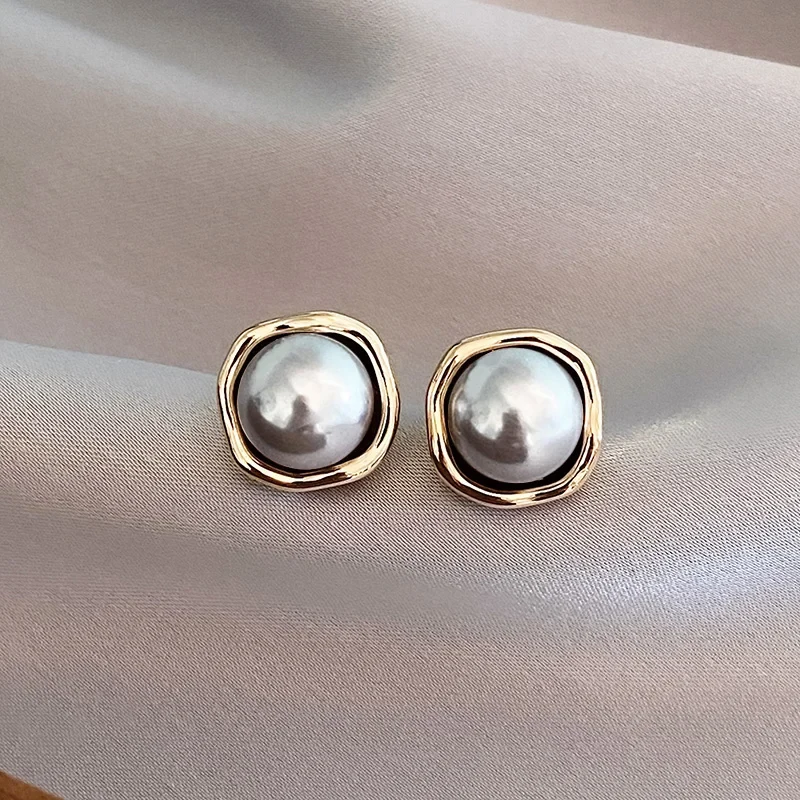 Brigitta® | Elegante Vintage-Perlenohrringe