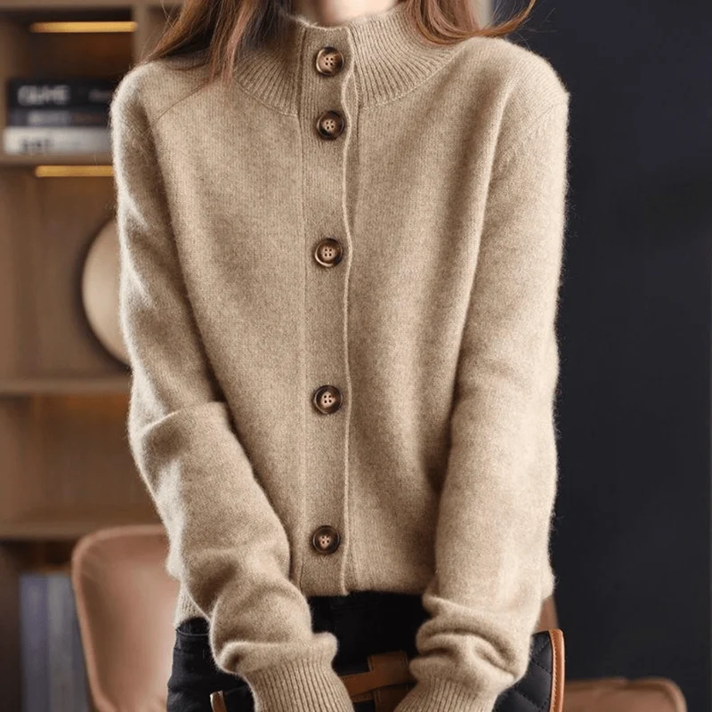 Anny | Luxuriöser Cashmere Strickcardigan