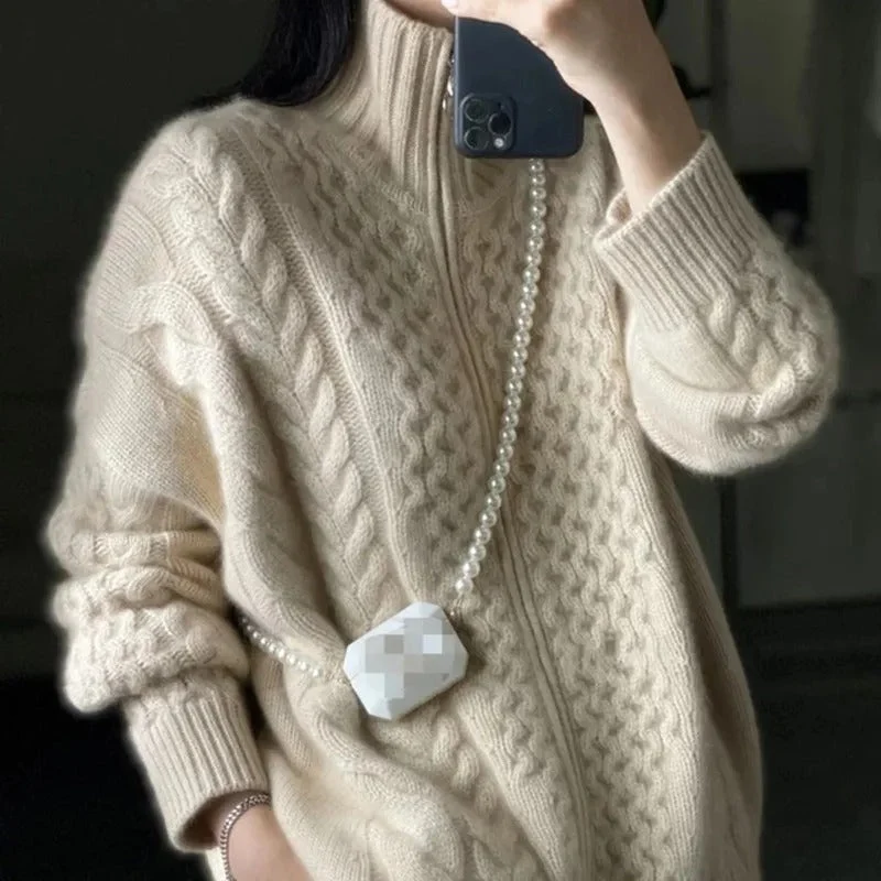Gemütlich | Kabelstrick-Cardigan