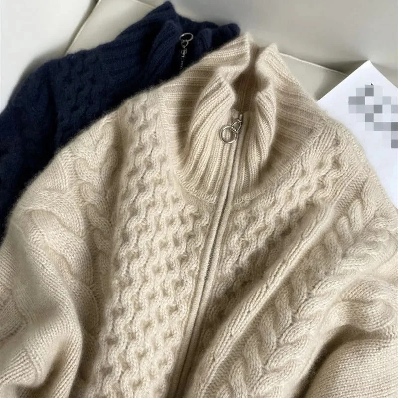Gemütlich | Kabelstrick-Cardigan