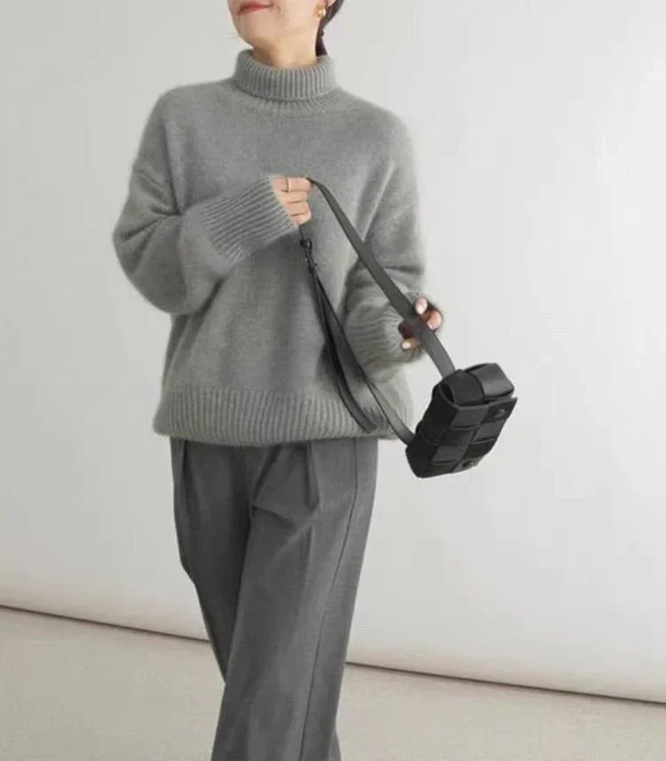 LOTTIE™ | CASHMERE-PULLOVER MIT STEHKRAGEN