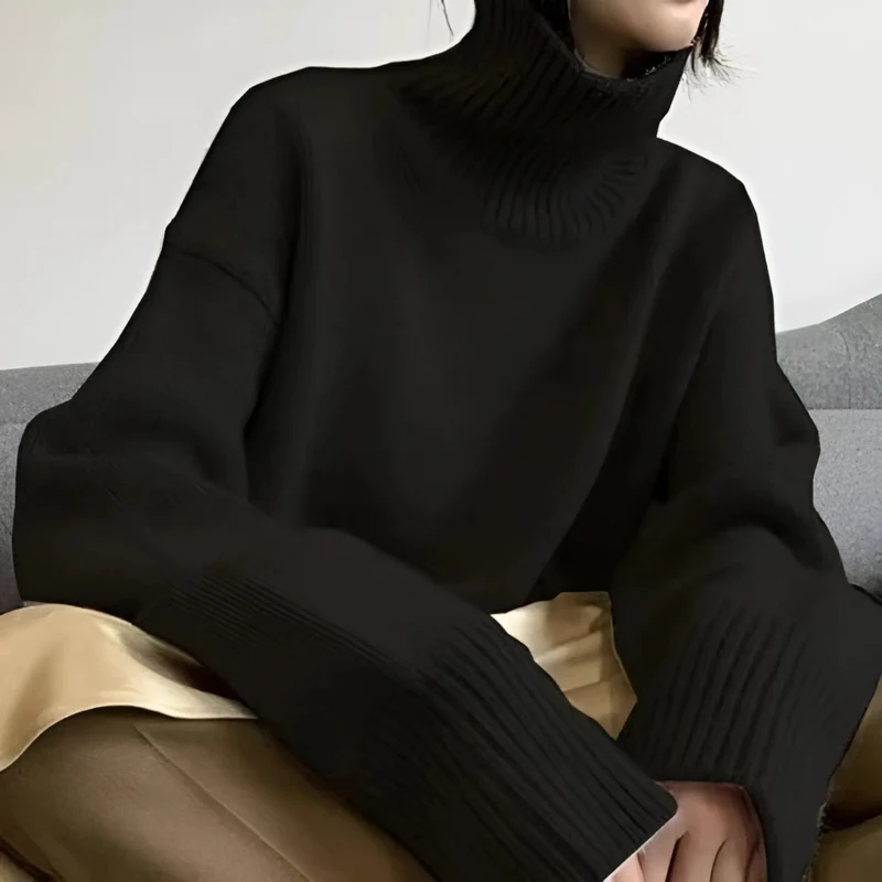 LOTTIE™ | CASHMERE-PULLOVER MIT STEHKRAGEN