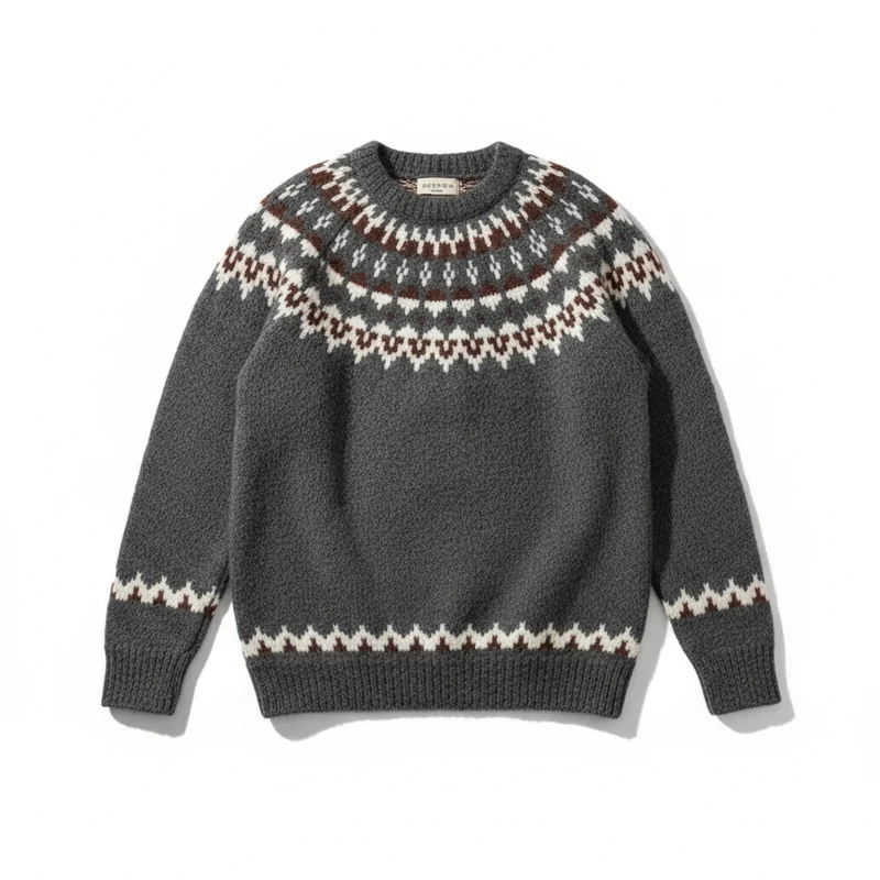 Lucas | Vintage Isländischer Pullover