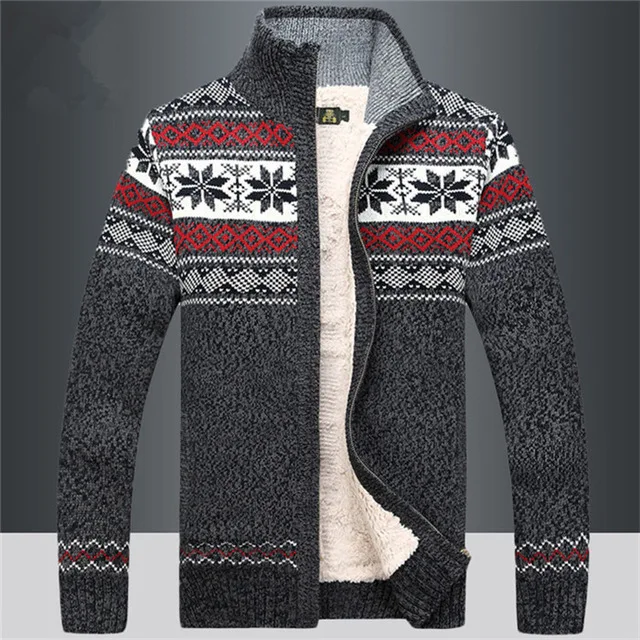 Logan | Vintage Strickjacke mit Reißverschluss