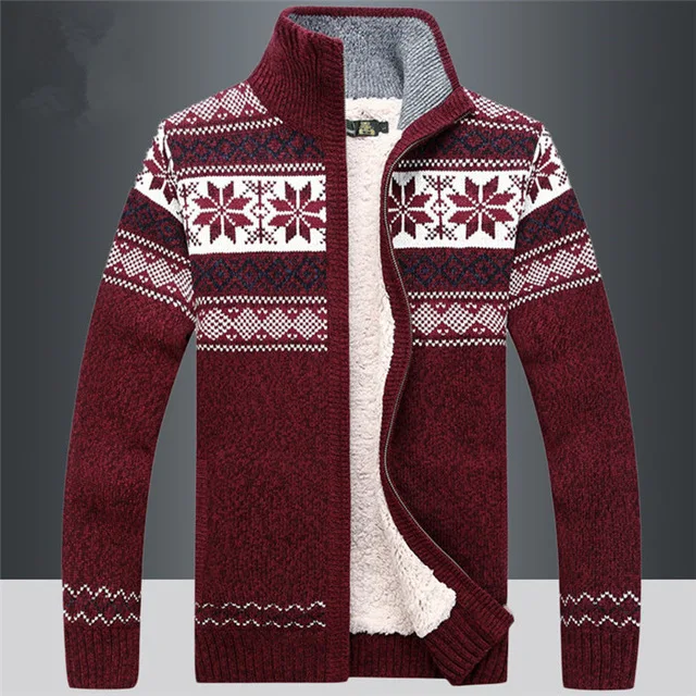 Logan | Vintage Strickjacke mit Reißverschluss