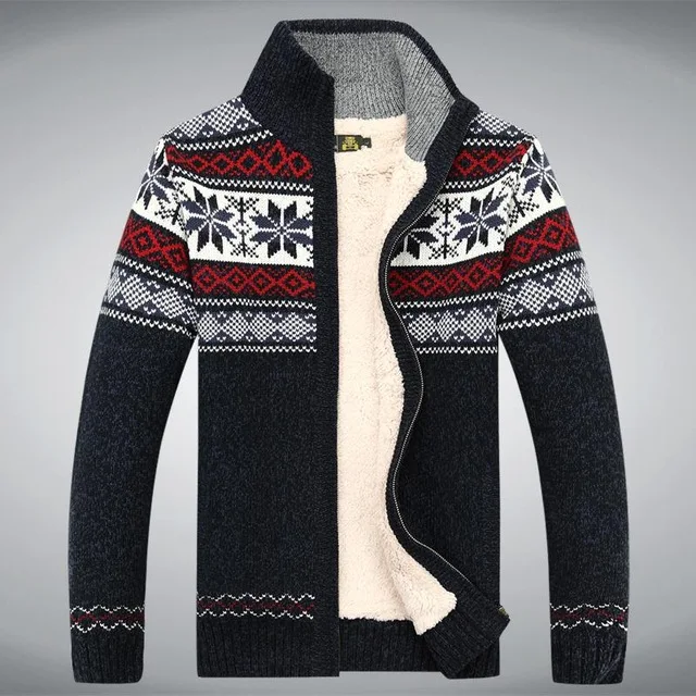 Logan | Vintage Strickjacke mit Reißverschluss