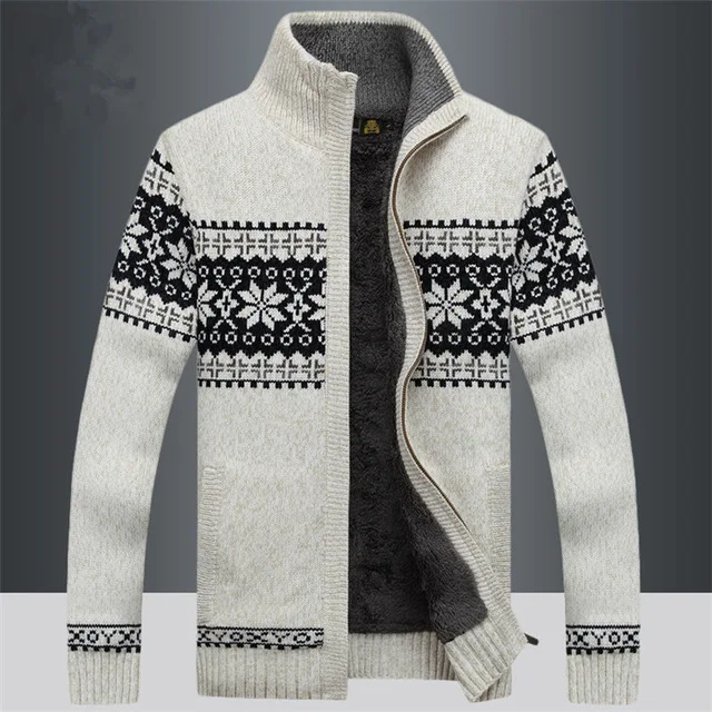 Logan | Vintage Strickjacke mit Reißverschluss