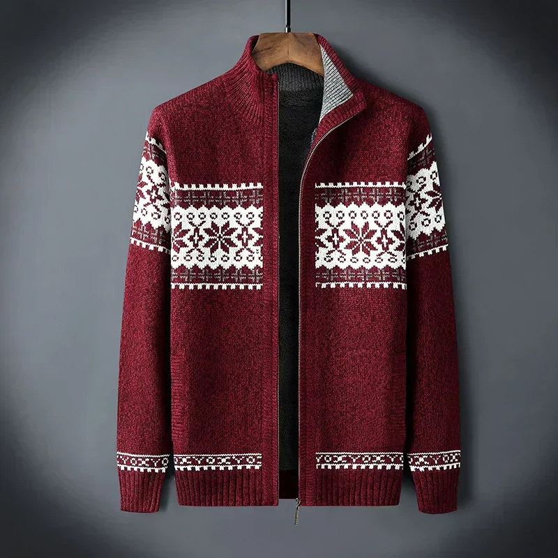 Logan | Vintage Strickjacke mit Reißverschluss