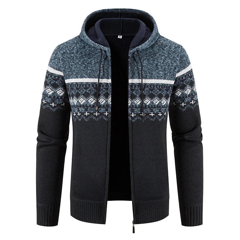 Julian | Vintage Cardigan mit Reißverschluss