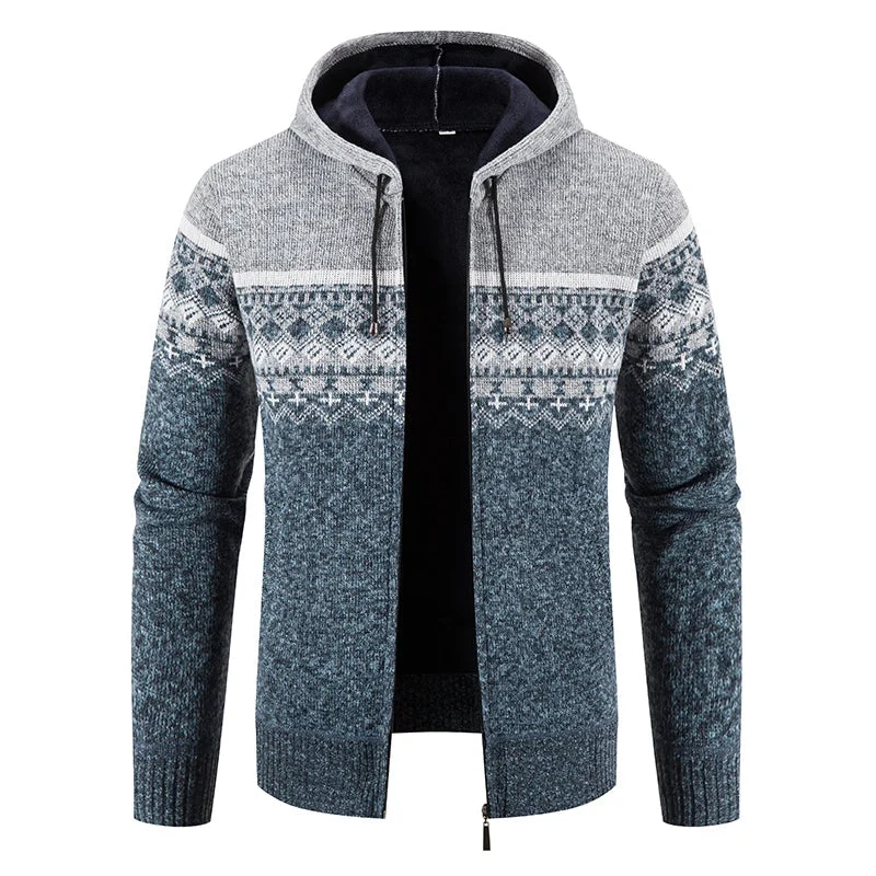 Julian | Vintage Cardigan mit Reißverschluss
