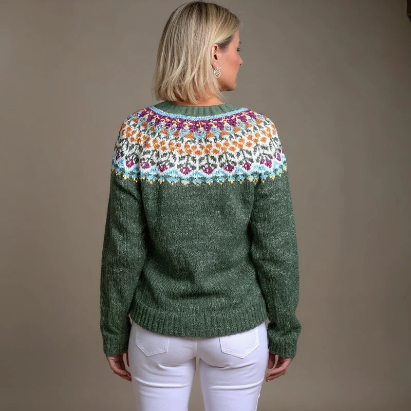 Alice | Vintage Isländische Strickjacke