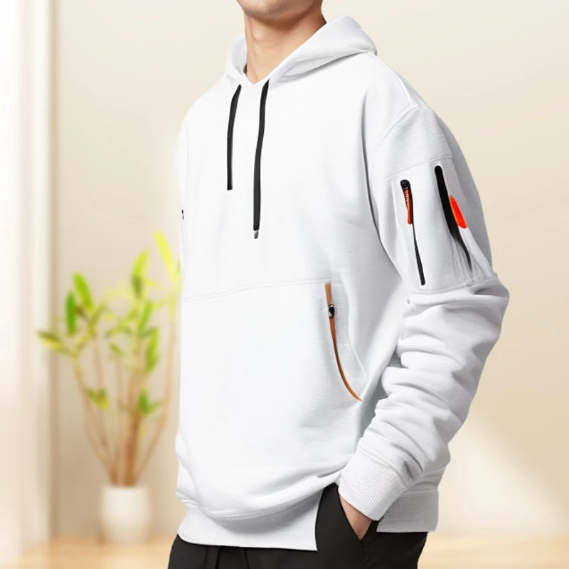 Halfzip Hoodie für Herren – entspannter und stylischer Freizeitpullover