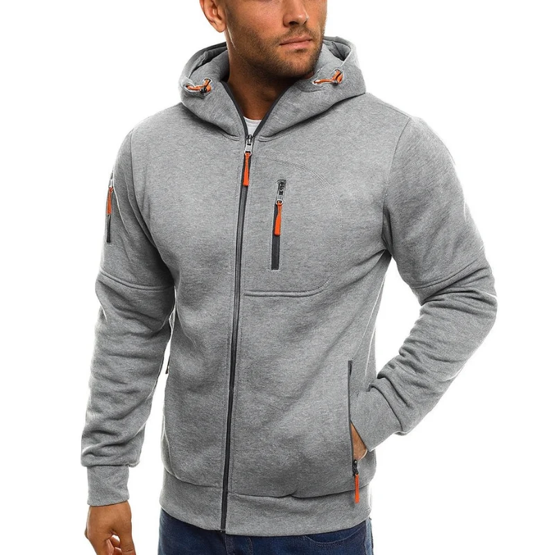 Herren-Kapuzenpullover mit Reißverschluss – Freizeitstil und sportliche Aktivitäten