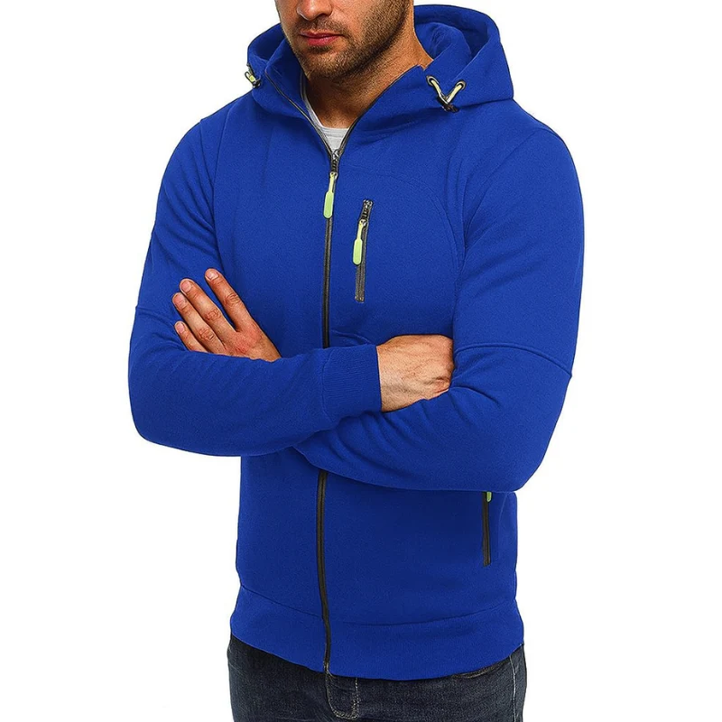 Herren-Kapuzenpullover mit Reißverschluss – Freizeitstil und sportliche Aktivitäten