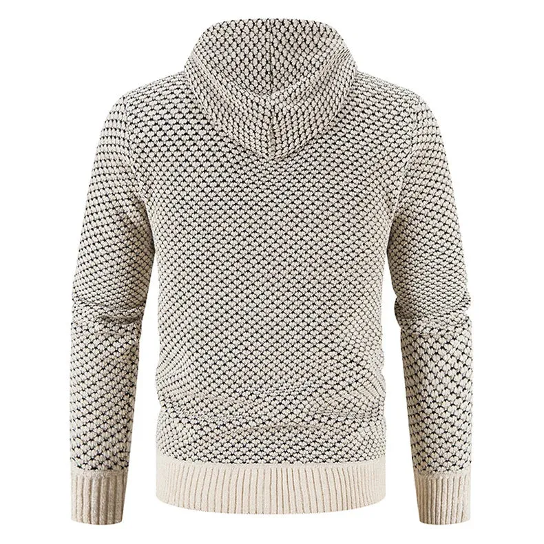 Herren Kapuzenjacke - Warme Reißverschlussjacke mit Fleecefutter für Herbst und Winter