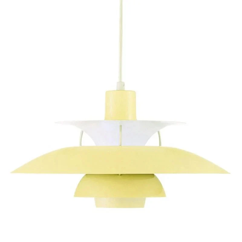 Moderne LED-Hängelampe in Farbenfrohem Metalldesign für Esstisch und Wohnbereiche – Energiesparend, E27 Fassung