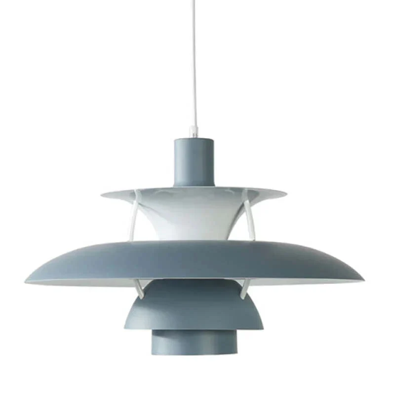 Moderne LED-Hängelampe in Farbenfrohem Metalldesign für Esstisch und Wohnbereiche – Energiesparend, E27 Fassung
