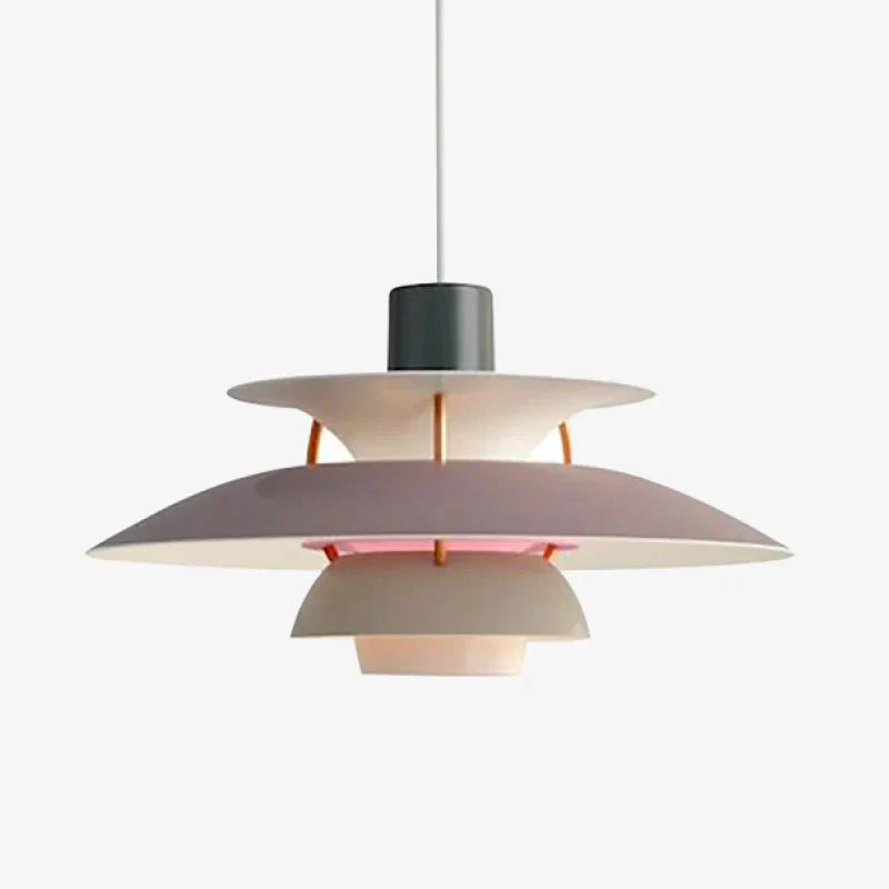 Moderne LED-Hängelampe in Farbenfrohem Metalldesign für Esstisch und Wohnbereiche – Energiesparend, E27 Fassung