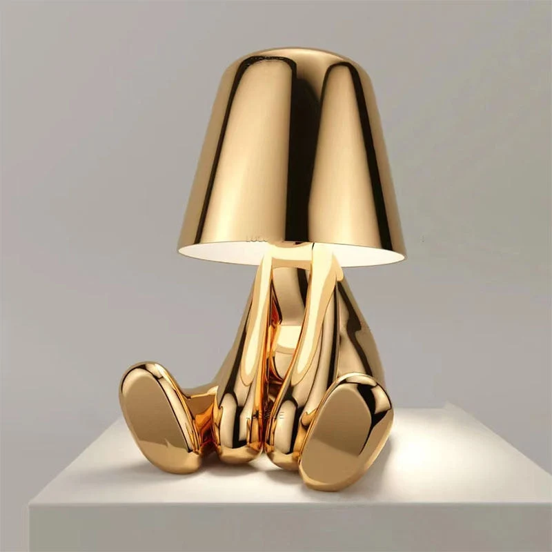 Stilvolle Tischlampe mit Warmem Licht – Modernes Design für Wohnzimmer und Schlafzimmer, Wiederaufladbar und Dimmbar