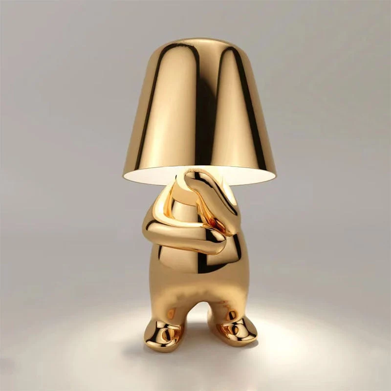 Stilvolle Tischlampe mit Warmem Licht – Modernes Design für Wohnzimmer und Schlafzimmer, Wiederaufladbar und Dimmbar