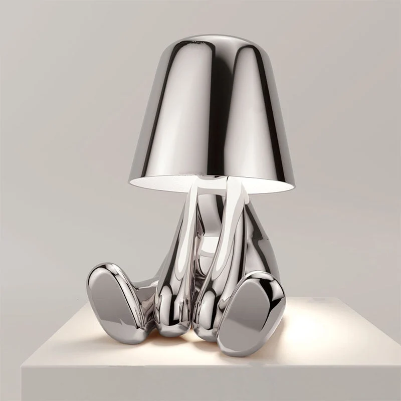 Stilvolle Tischlampe mit Warmem Licht – Modernes Design für Wohnzimmer und Schlafzimmer, Wiederaufladbar und Dimmbar