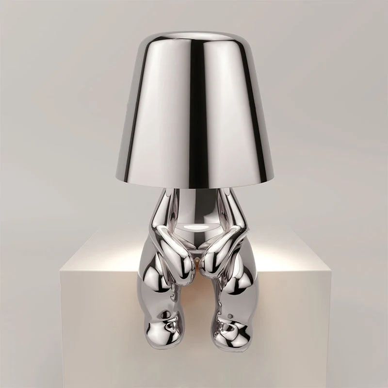 Stilvolle Tischlampe mit Warmem Licht – Modernes Design für Wohnzimmer und Schlafzimmer, Wiederaufladbar und Dimmbar