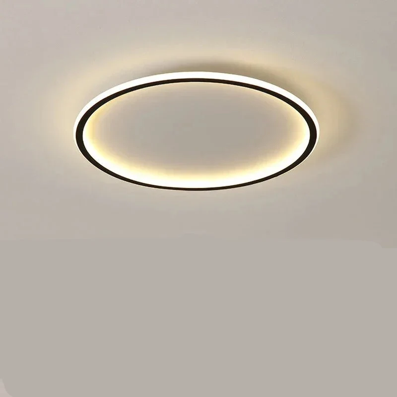 Moderne Runde LED-Deckenleuchte im Skandinavischen Stil für Wohnzimmer – Gleichmäßige Beleuchtung, 20-60 cm Durchmesser