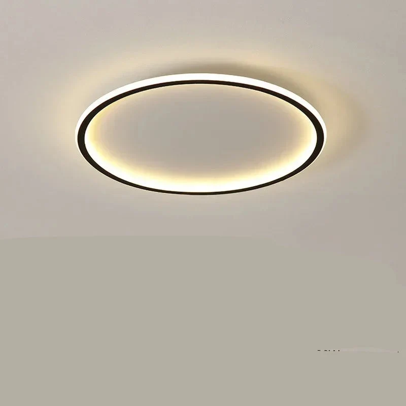 Moderne Runde LED-Deckenleuchte im Skandinavischen Stil für Wohnzimmer – Gleichmäßige Beleuchtung, 20-60 cm Durchmesser