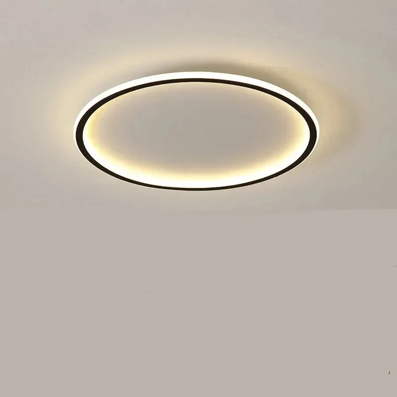 Moderne Runde LED-Deckenleuchte im Skandinavischen Stil für Wohnzimmer – Gleichmäßige Beleuchtung, 20-60 cm Durchmesser