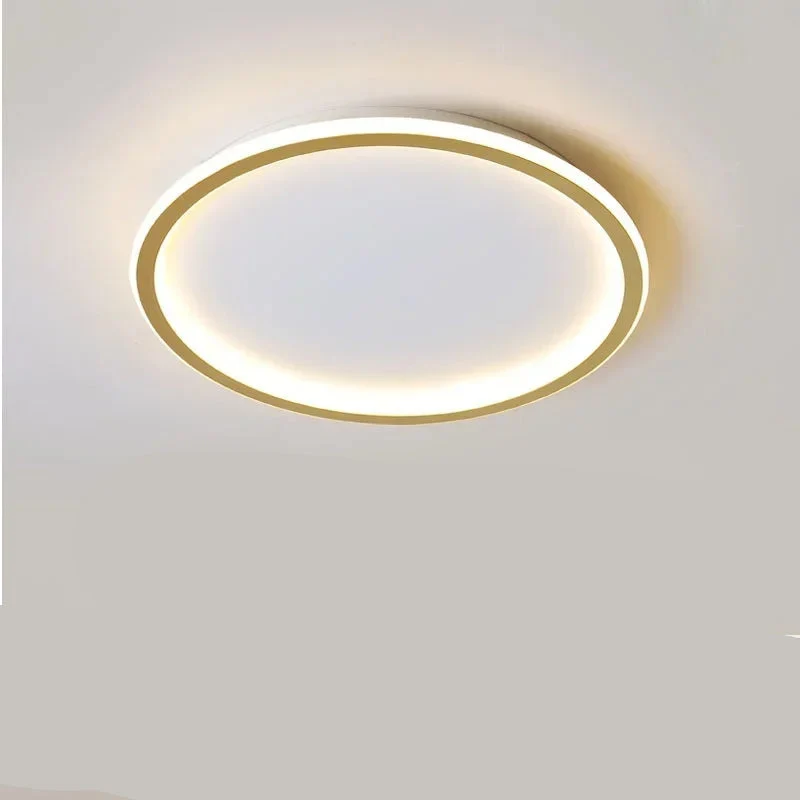 Moderne Runde LED-Deckenleuchte im Skandinavischen Stil für Wohnzimmer – Gleichmäßige Beleuchtung, 20-60 cm Durchmesser